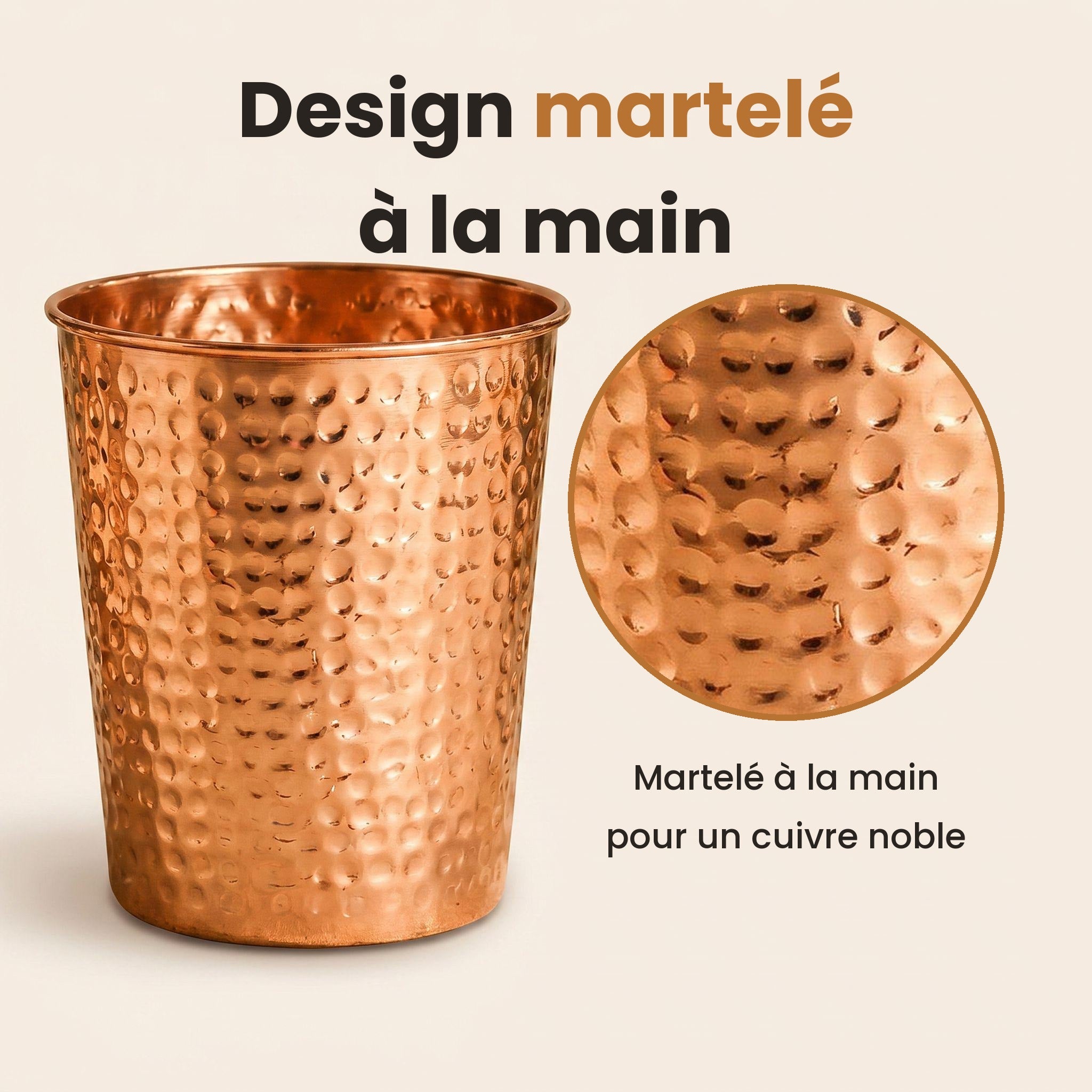 Design martelé à la main