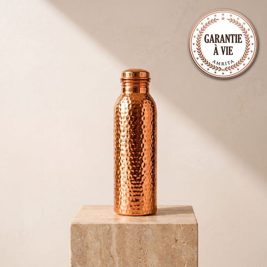 Gourde en Cuivre Amrita — L’Hydratation Rituelle
